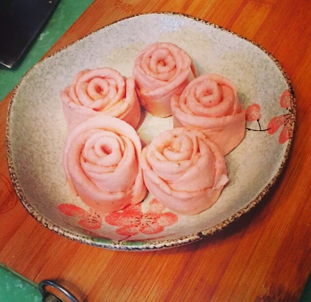 玫瑰小花卷