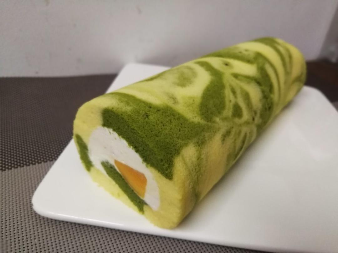 斑斓大理石蛋糕卷