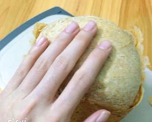 （面包机预约版）无糖无油全麦吐司面包的做法 步骤7
