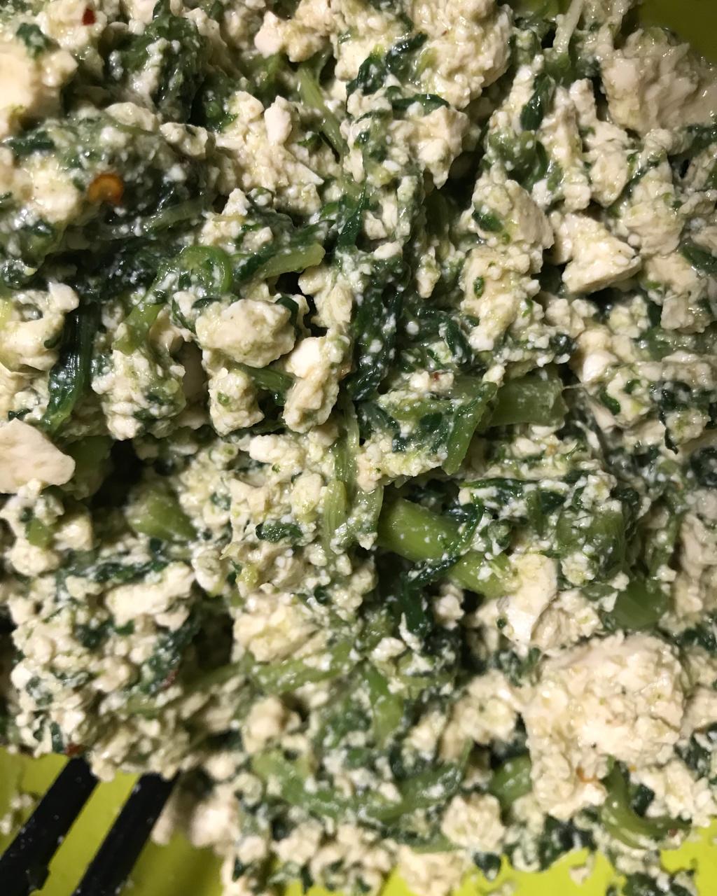 【曼食慢语】茼蒿拌豆腐