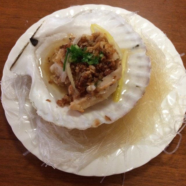 蒜蓉粉丝蒸扇贝