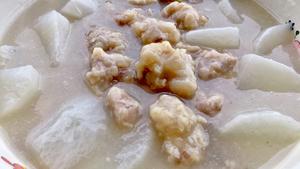 【创意小厨娘】四川内江人的最爱——排骨滑肉汤，汤鲜味美，味道巴适得很！的做法 步骤14