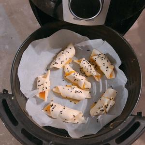 南瓜酥之肉团空气炸锅➕肉团手抓饼的做法 步骤4