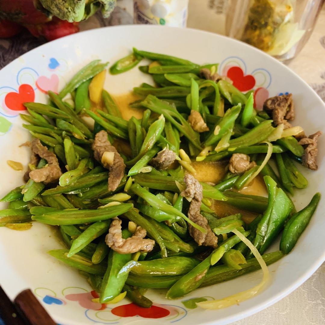 扁豆丝炒肉