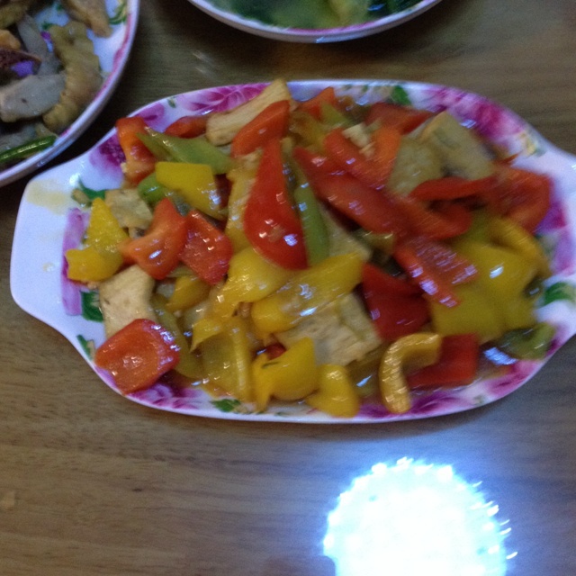 家常豆腐(彩椒版)