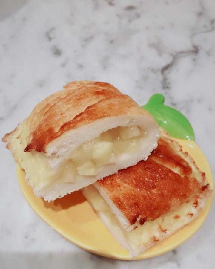 超简单快手的苹果吐司派