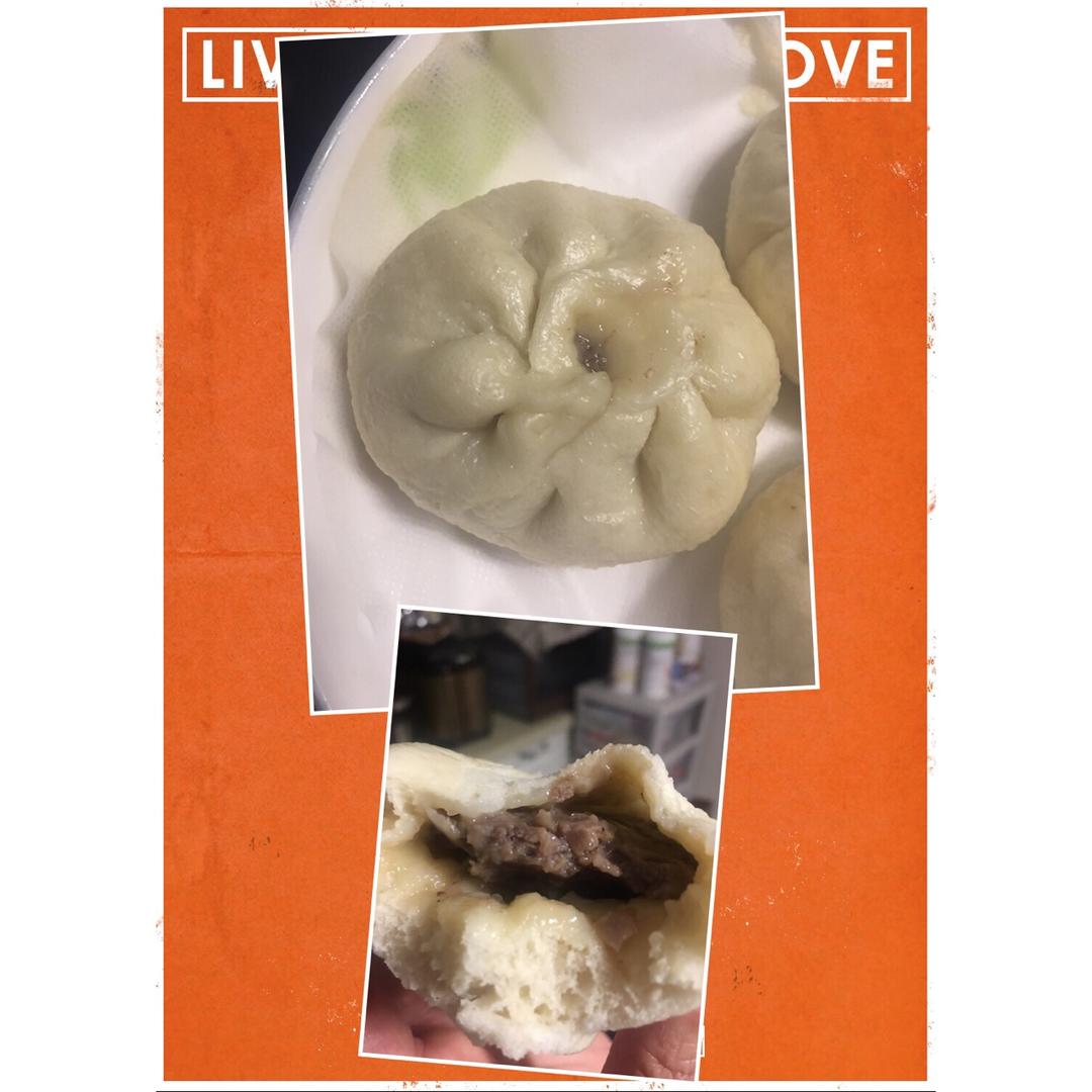 鲜美多汁的洋葱牛肉包子