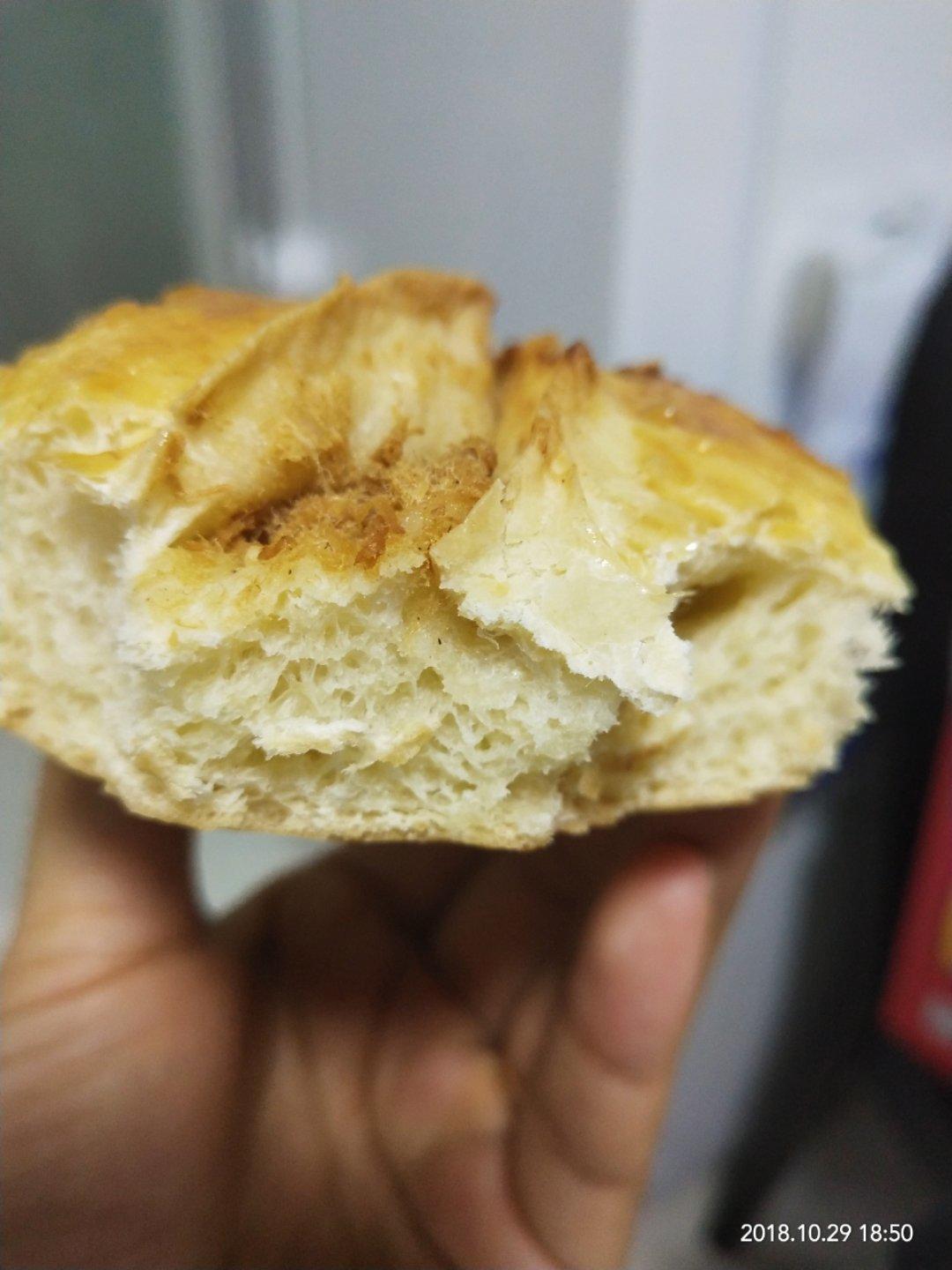 肉松沙拉酱面包（65度汤种）