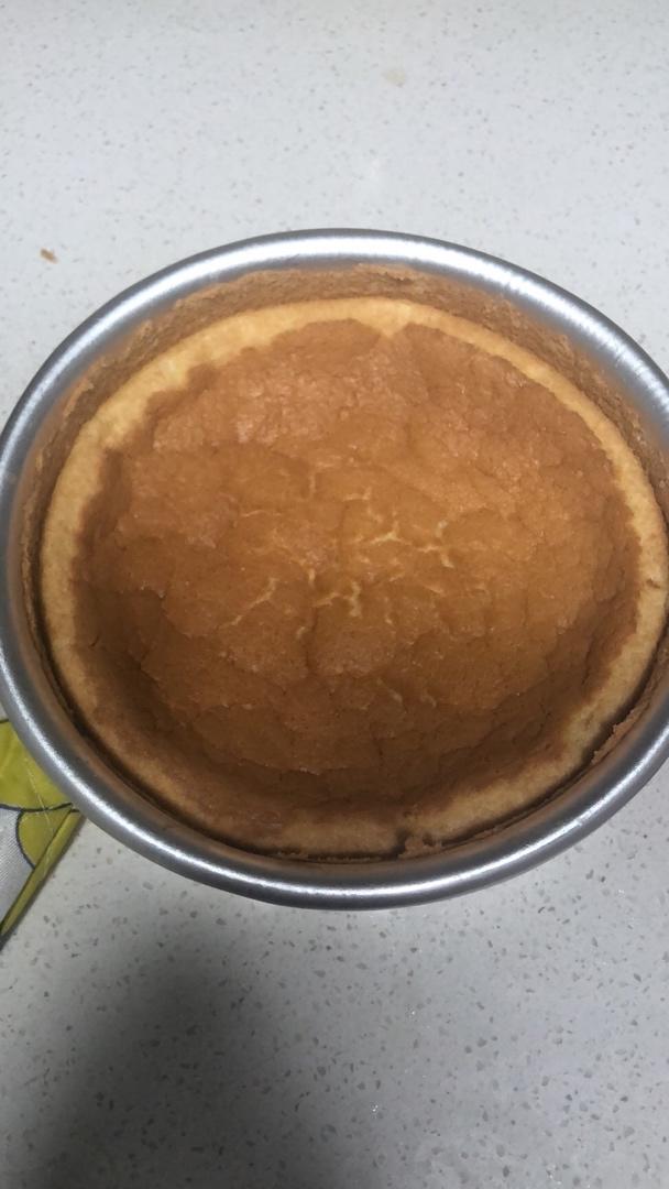 6寸戚风蛋糕胚 不回缩不塌陷0失败