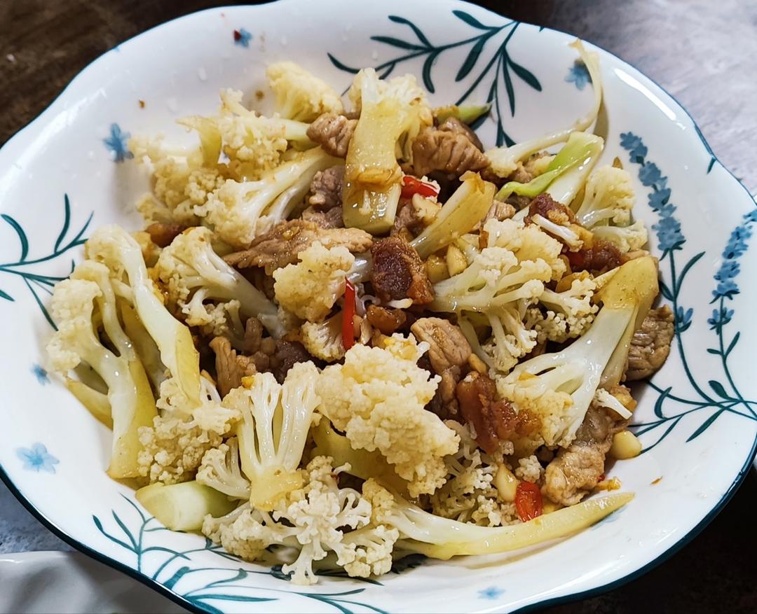 和饭店一个味道的干锅花菜