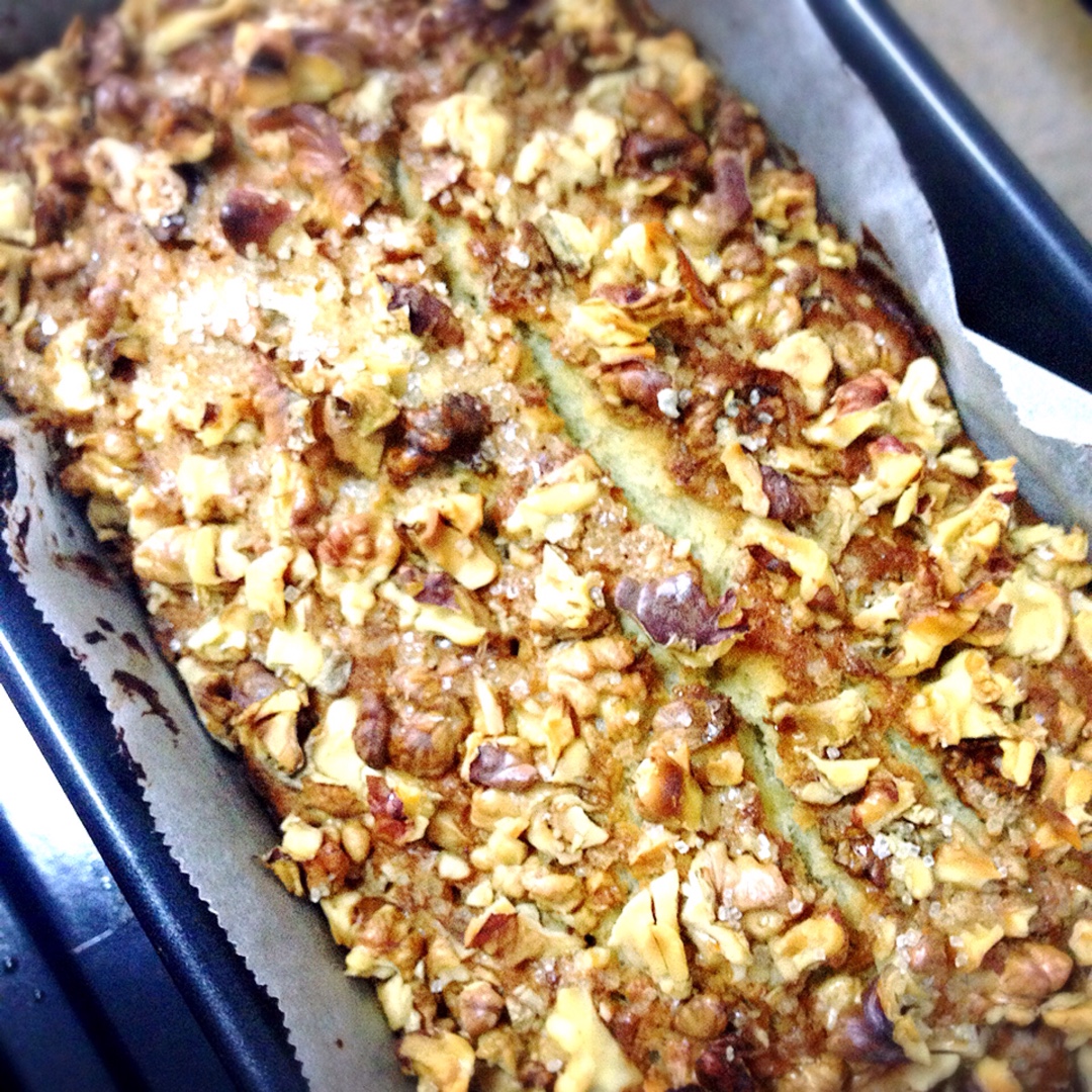 香蕉核桃磅蛋糕 Banana & Walnut Pound Cake