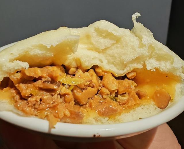 香菇酱肉馅包子(减油版)的做法