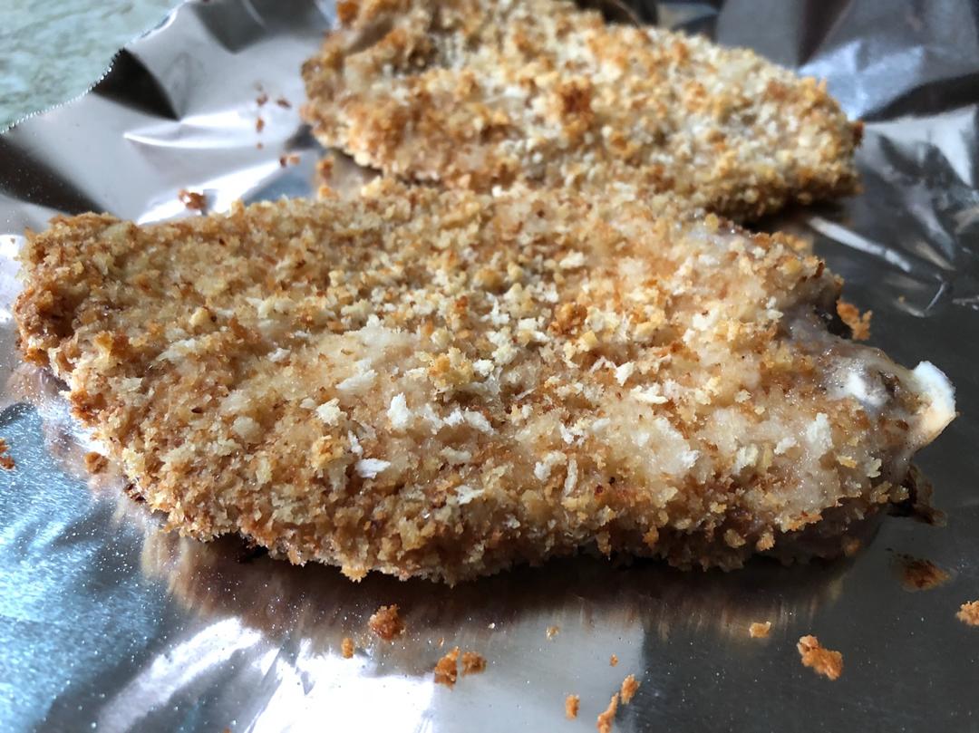 健康少油烤猪排