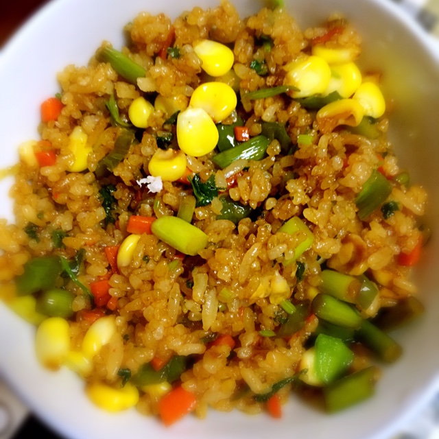 酱油素炒饭