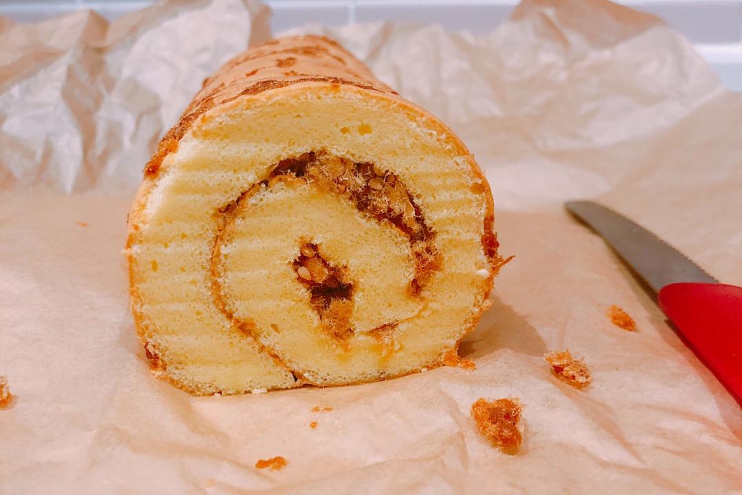 香葱肉松卷 蛋糕卷-无敌美味