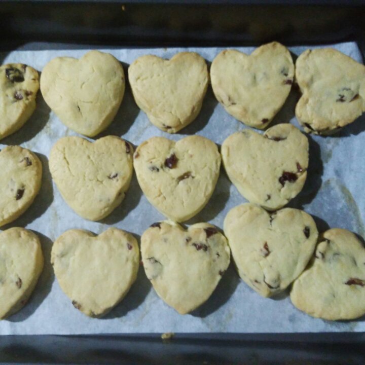 低糖少油版蔓越莓饼干