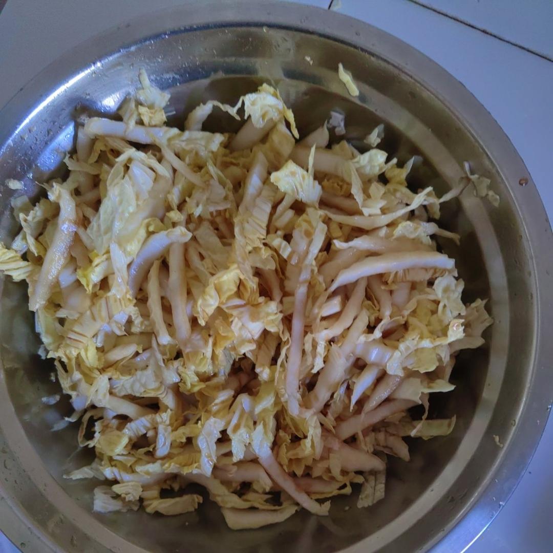 快手小咸菜～腌白菜梆子