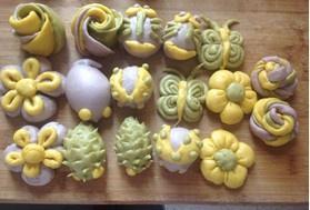 五彩馍馍的做法