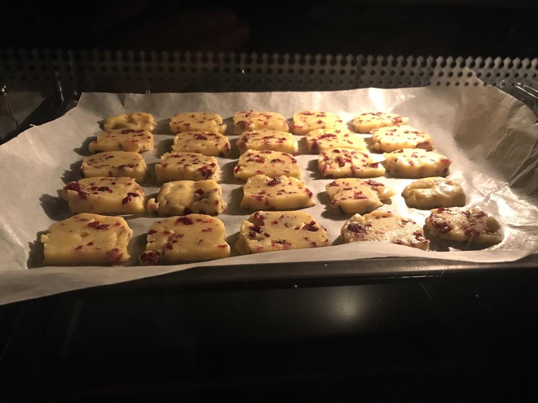 低糖少油版蔓越莓饼干