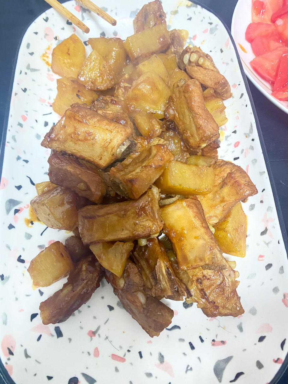 🔥巨好吃的红烧排骨炖土豆❗️懒人版轻松做拿手菜