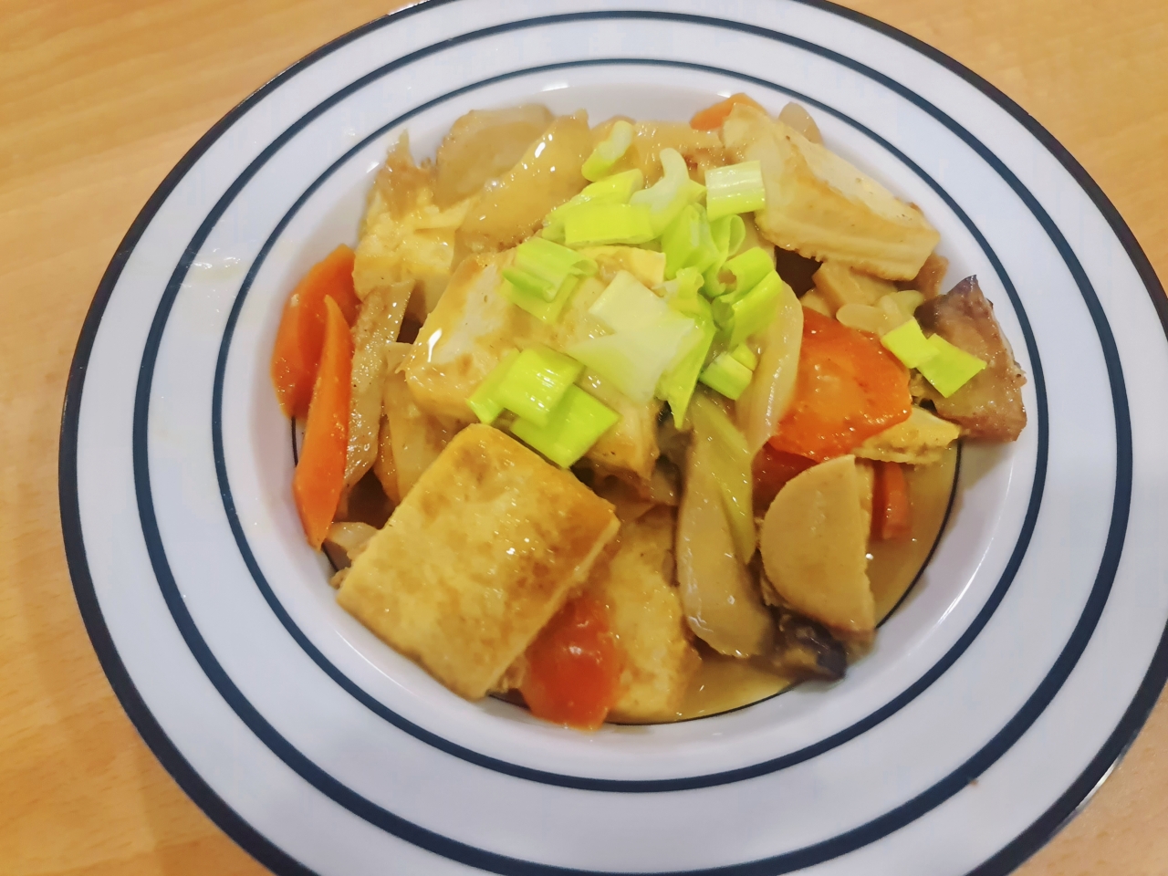 鲍汁焖豆腐杏鲍菇（比肉还好吃）