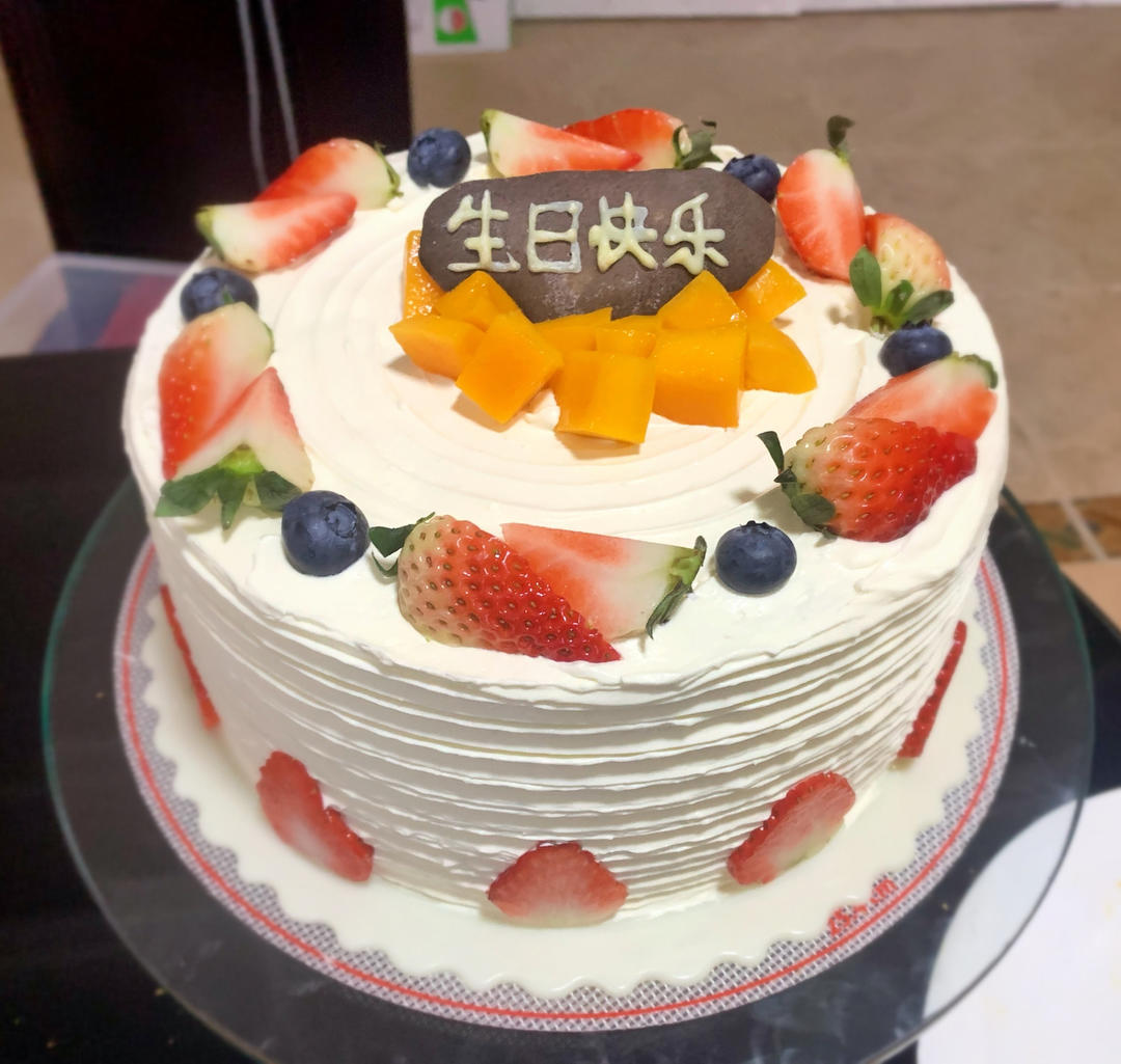 草莓生日奶油蛋糕（八寸）