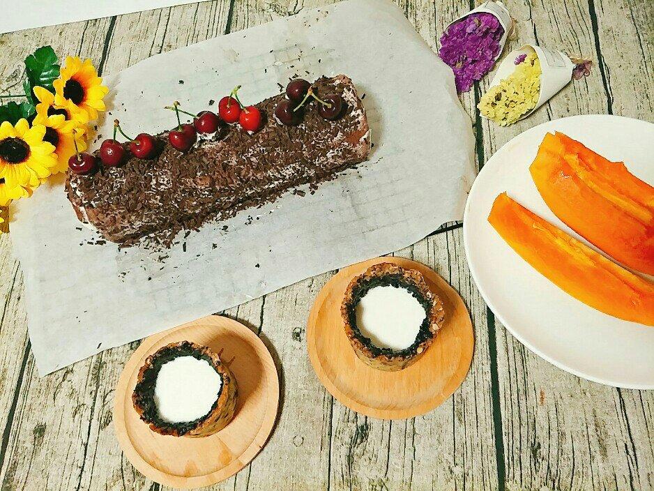 【视频食谱】巧克力燕麦曲奇杯