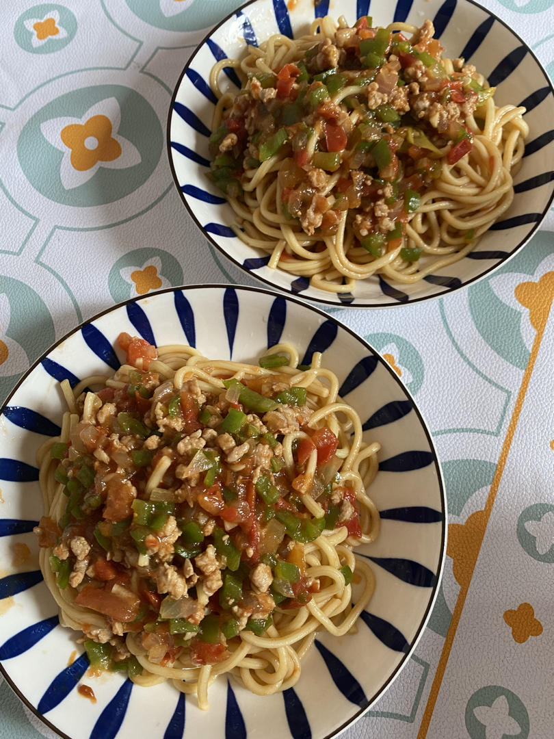 简单好吃的番茄肉酱面