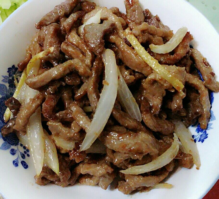 洋葱牛肉丝