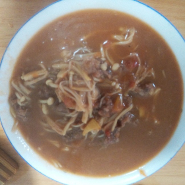 番茄滑牛肉汤