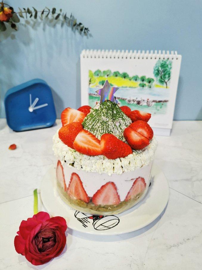 圣诞草莓蛋糕【北鼎烤箱食谱】