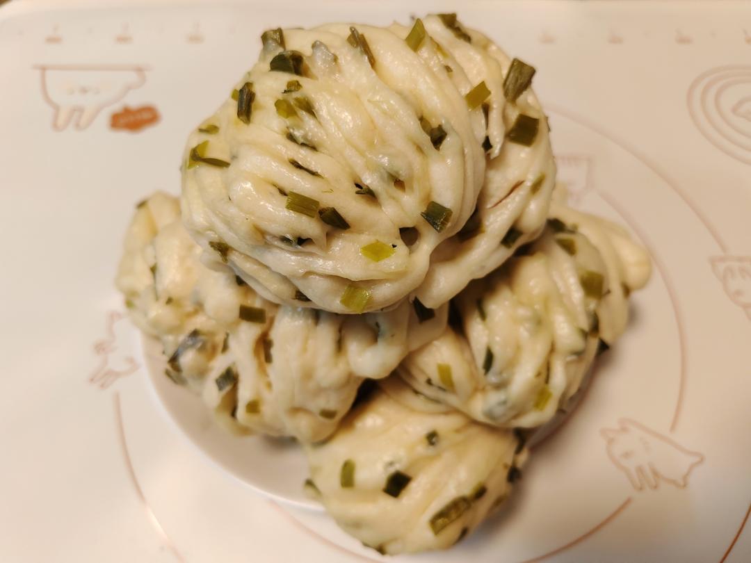 葱油花卷，一根筷子卷出漂亮的造型