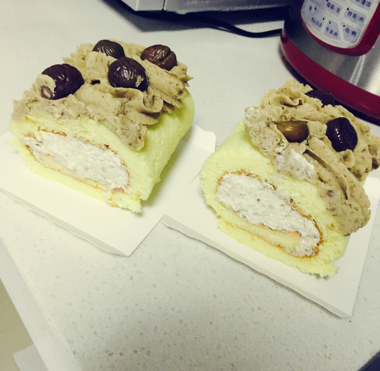 蒙布朗蛋糕卷