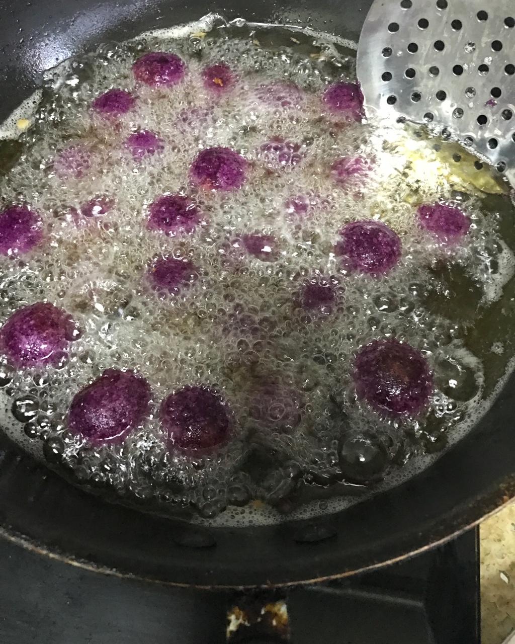 炸紫薯丸子