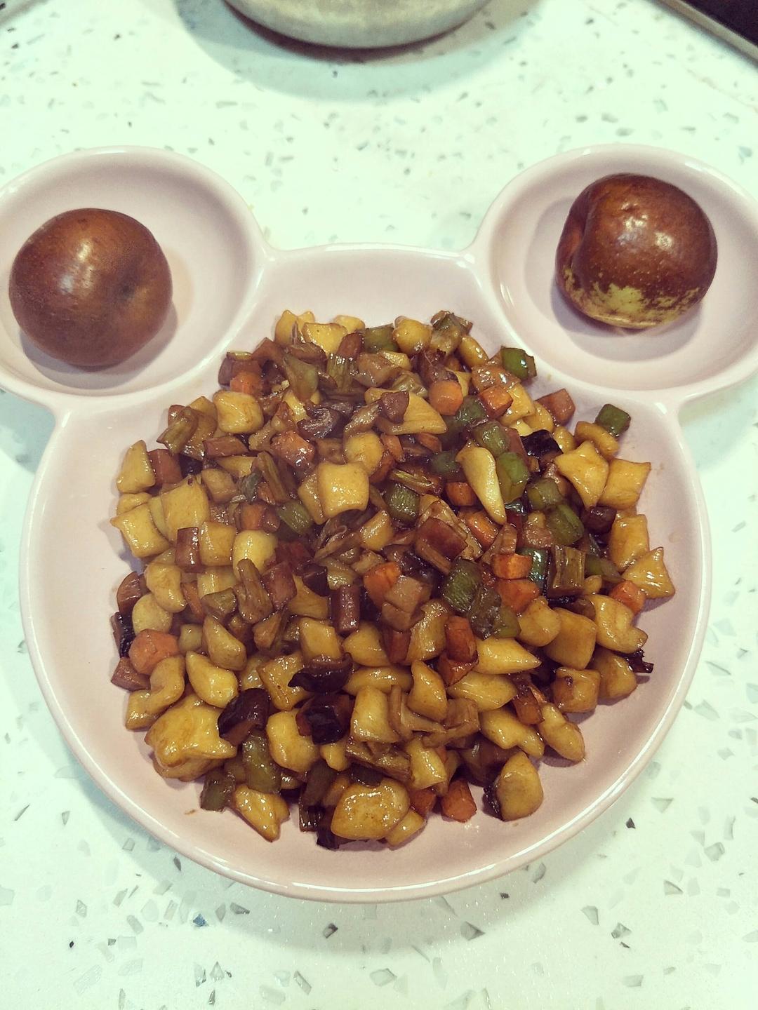 素炒疙瘩(一人份)