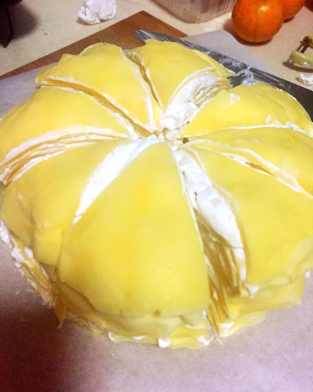 榴莲千层蛋糕