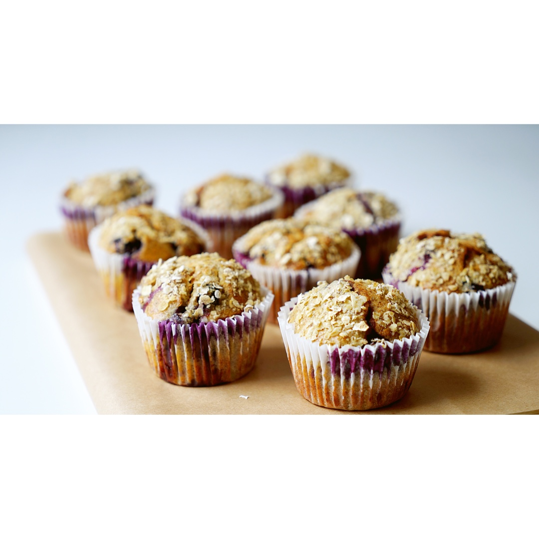 蓝莓早餐玛芬［Blueberry breakfast muffins］
