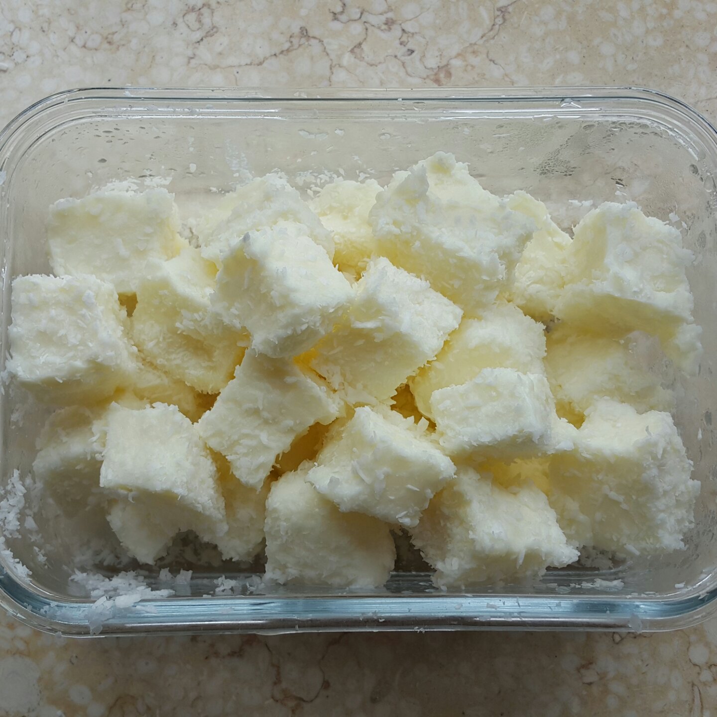 椰蓉牛奶小方