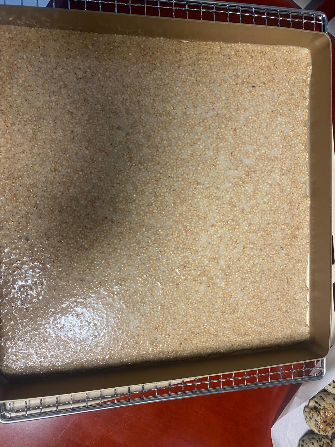 芝麻薄脆饼干，一步操作，超级简单