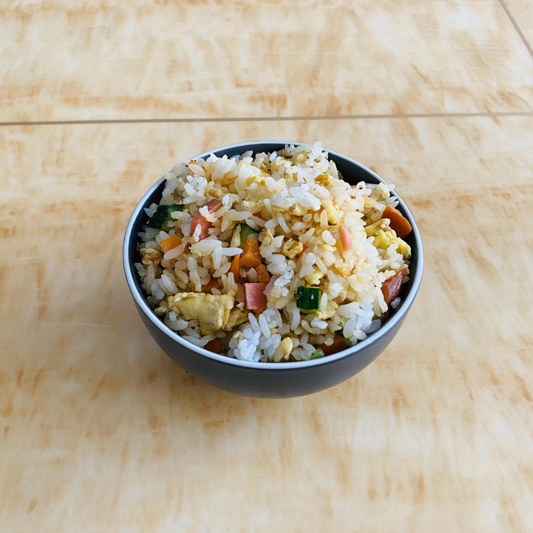 5分钟蛋炒饭的做法