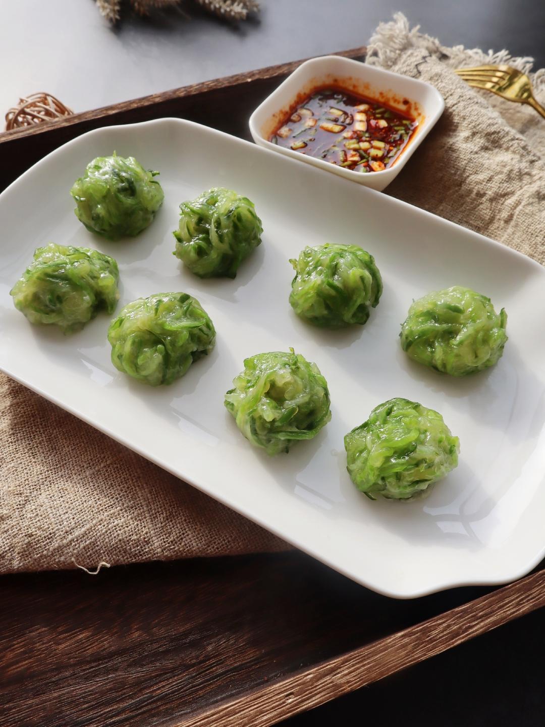 蒸青萝卜丸子❤️营养健康不上火