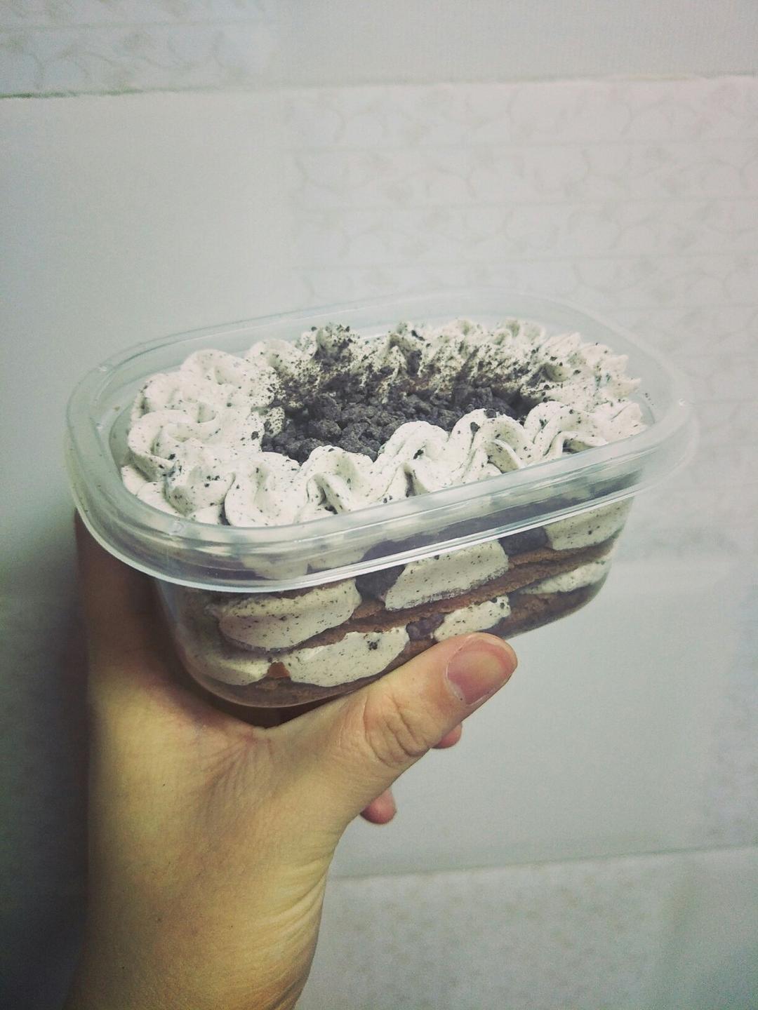 好吃到流泪的奥利奥咸奶油盒子蛋糕