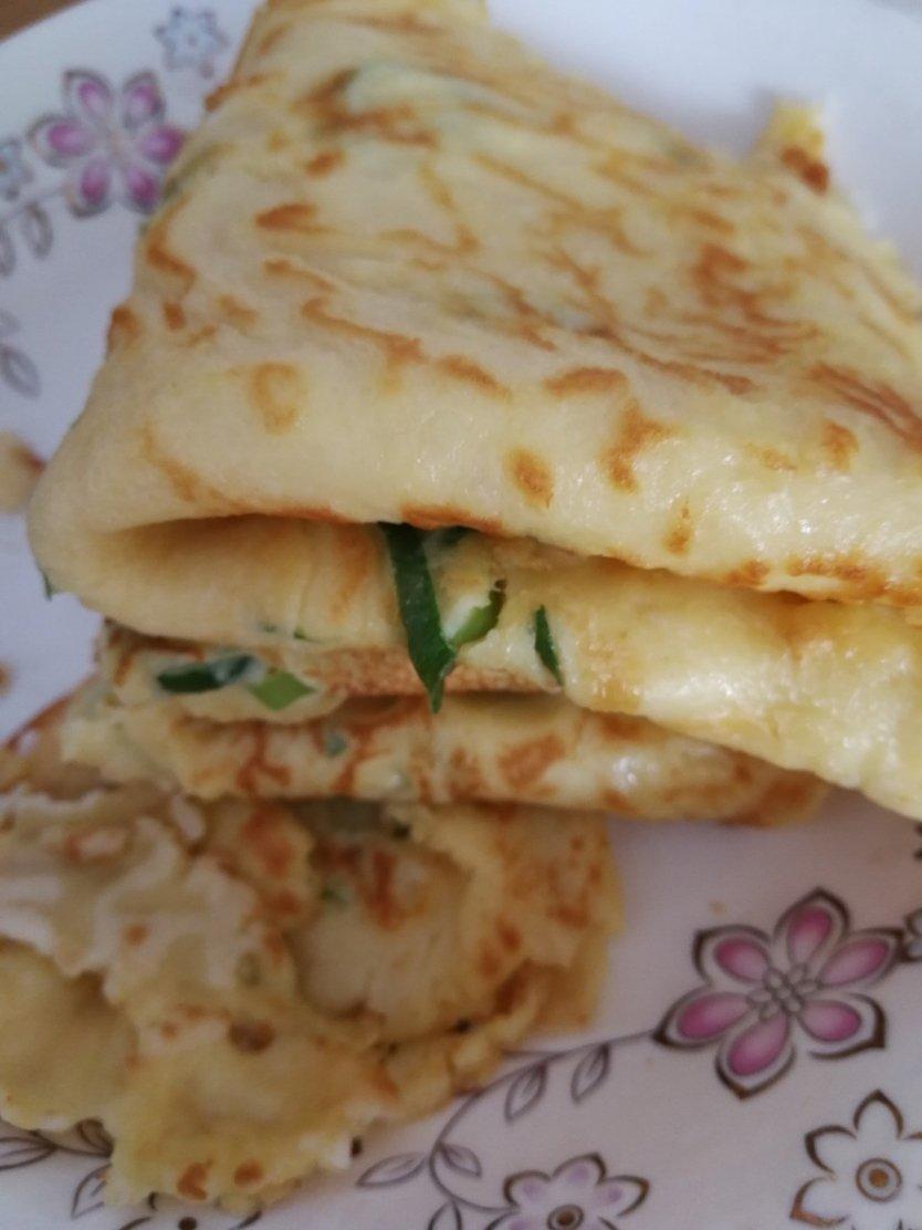 快速早餐鸡蛋葱花饼