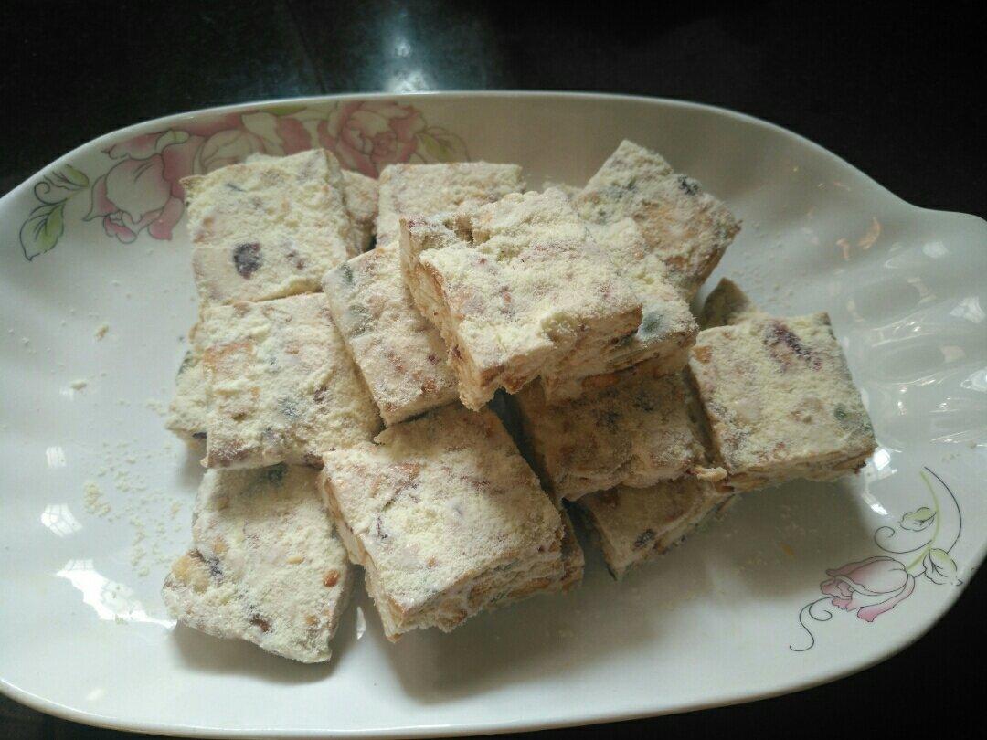 雪花酥的详细，真的比牛轧糖好吃哈~