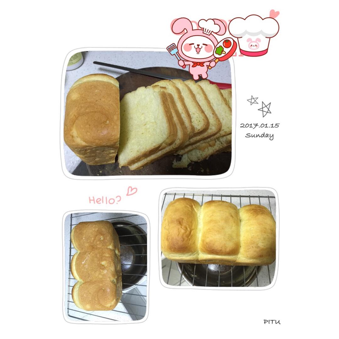 夺命软吐司(๑´ڡ`๑)超软拉丝极速方便的一次发酵吐司