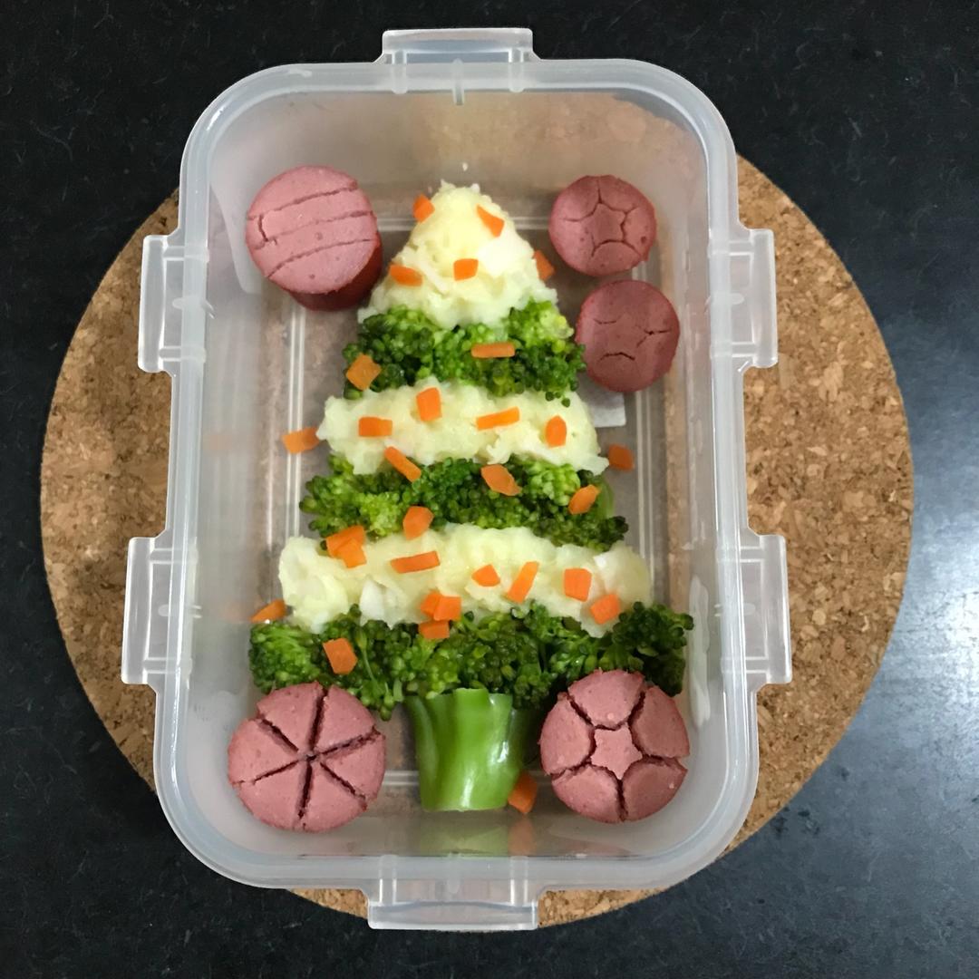 🎄圣诞树造型饭🎄