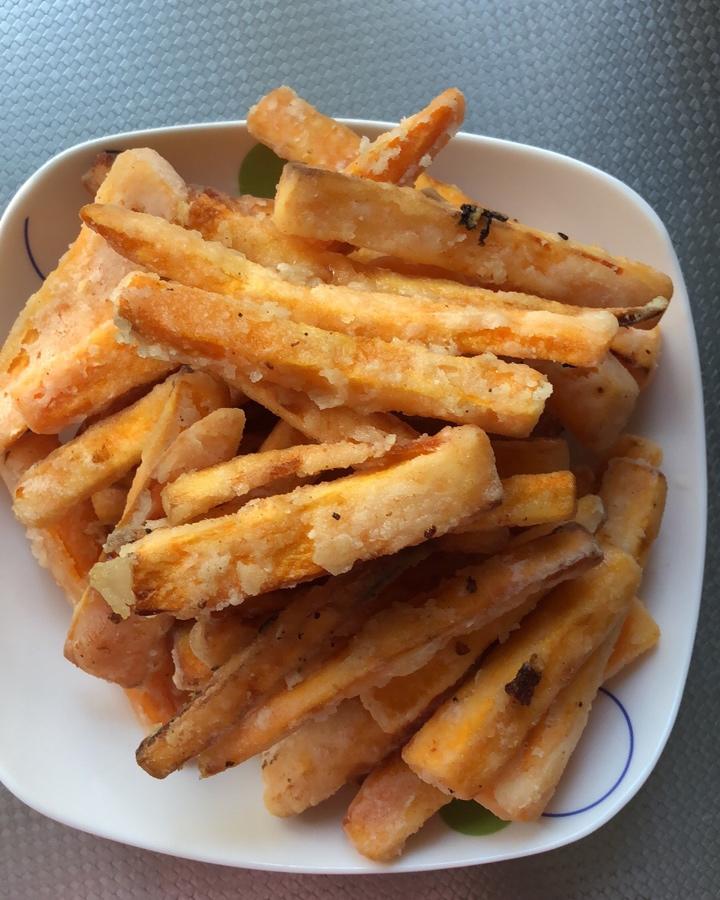 炸红薯条