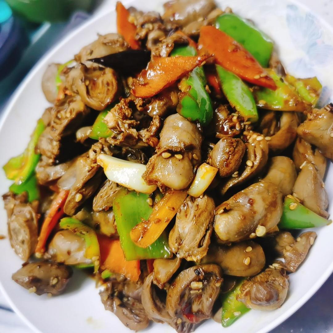 辣炒鸡心