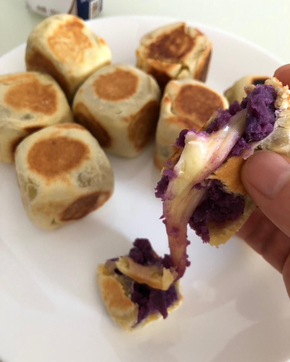 【爆浆紫薯仙豆糕】