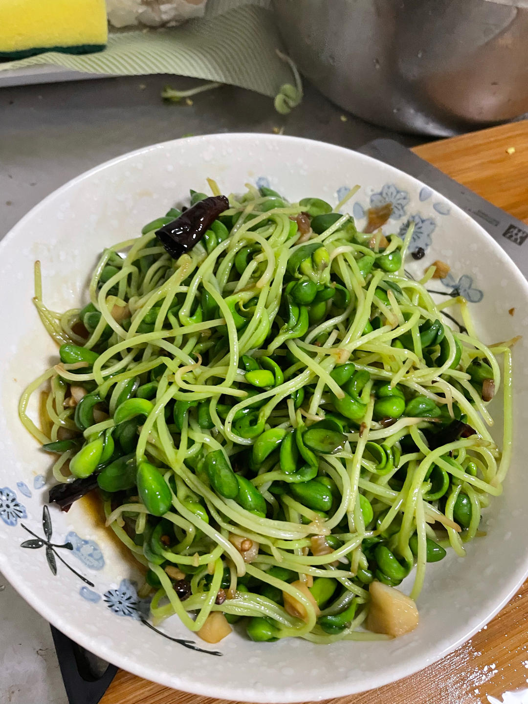 清炒豆苗